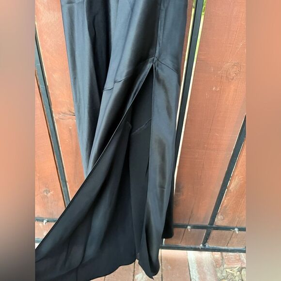 SIR the label Julien Asymmetric Slip Dress black - Picture 8 of 11